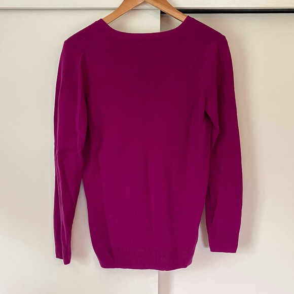 GAP cotton-silk blend v-neck sweater - Picture 3 of 3